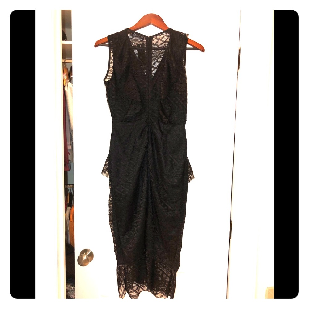 Black cocktail dress.